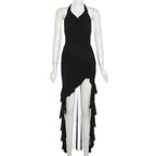 Harajuku Irregular Ruffle Dress