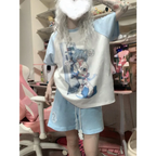 Harajuku Pastel Bandage Shorts
