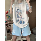 Harajuku Pastel Bandage Shorts