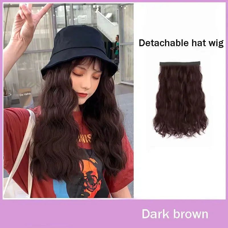 Hat Wig Straight Hair - Pendo Store