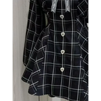 Lolita Plaid Lace Trim Dress