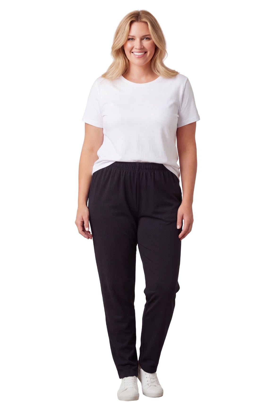 High-Waisted Cotton Stretch Leggings - Pendo Store