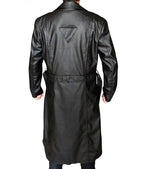 Futuristic Cosplay Leather Trench Coat