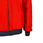 Red Moto Style Leather Jacket