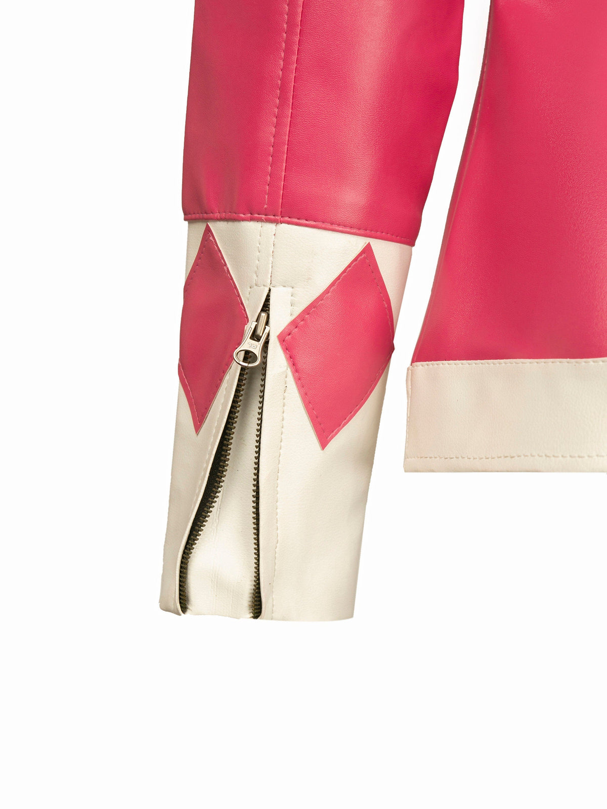 Pink Ranger Inspired Leather Jacket