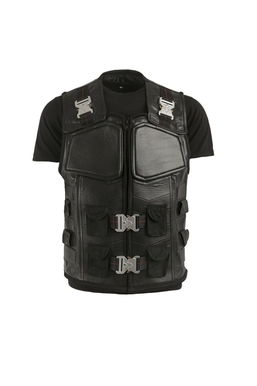 Futuristic Cosplay Leather Trench Coat