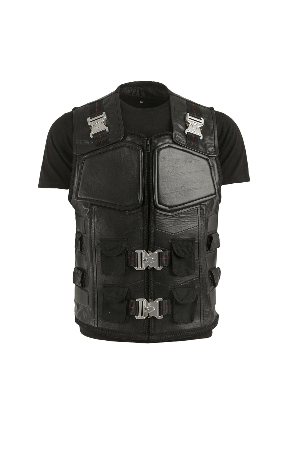 Futuristic Cosplay Leather Trench Coat
