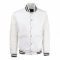White and Black Varsity Jacket