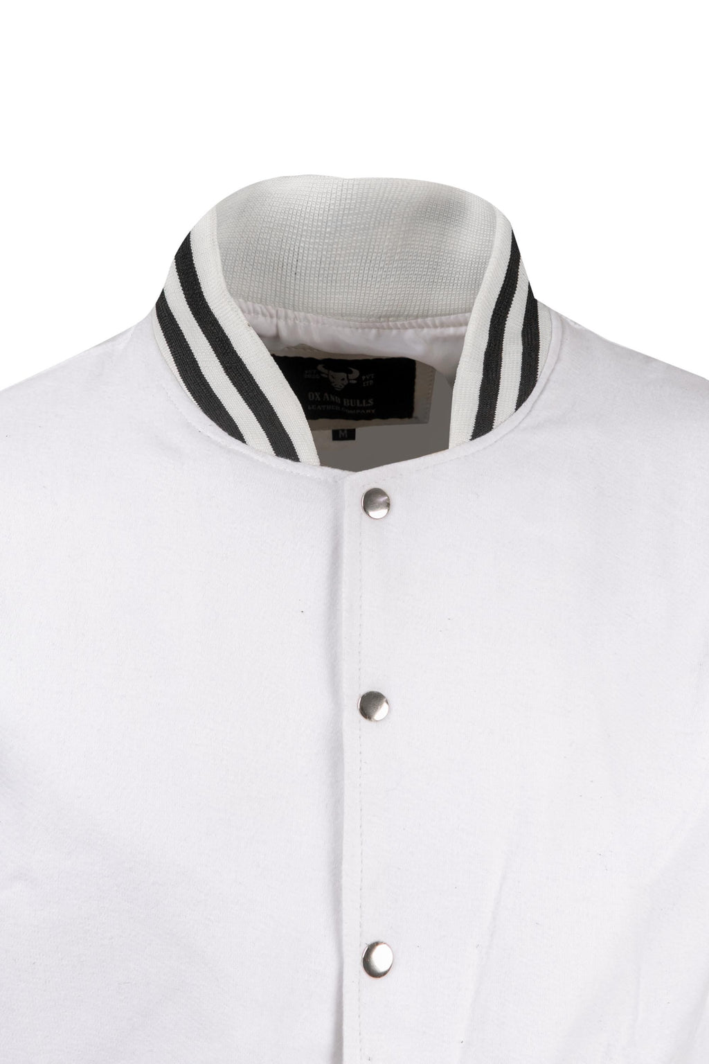 White and Black Varsity Jacket