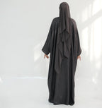 Jacquard Batwing Maxi Abaya(MA447)