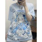 Harajuku Kawaii Anime Oversized Tee