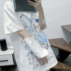 Harajuku Kawaii Anime Oversized Tee