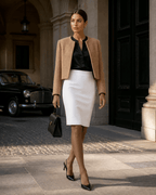 Krazy Larry 21" Skirt - White - Pendo Store