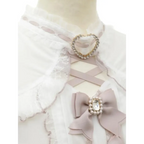 Lolita Lace Bow Off Shoulder Blouse