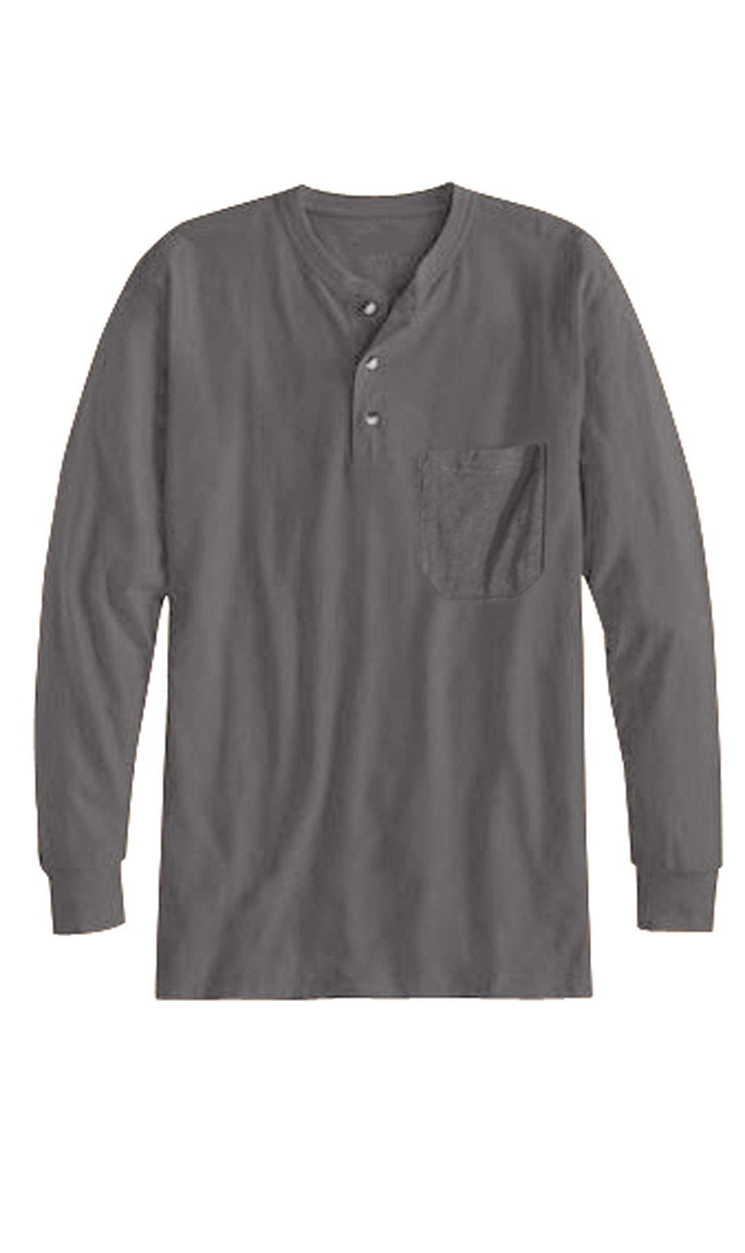 Long Sleeve Henley Pocket Shirt - Pendo Store