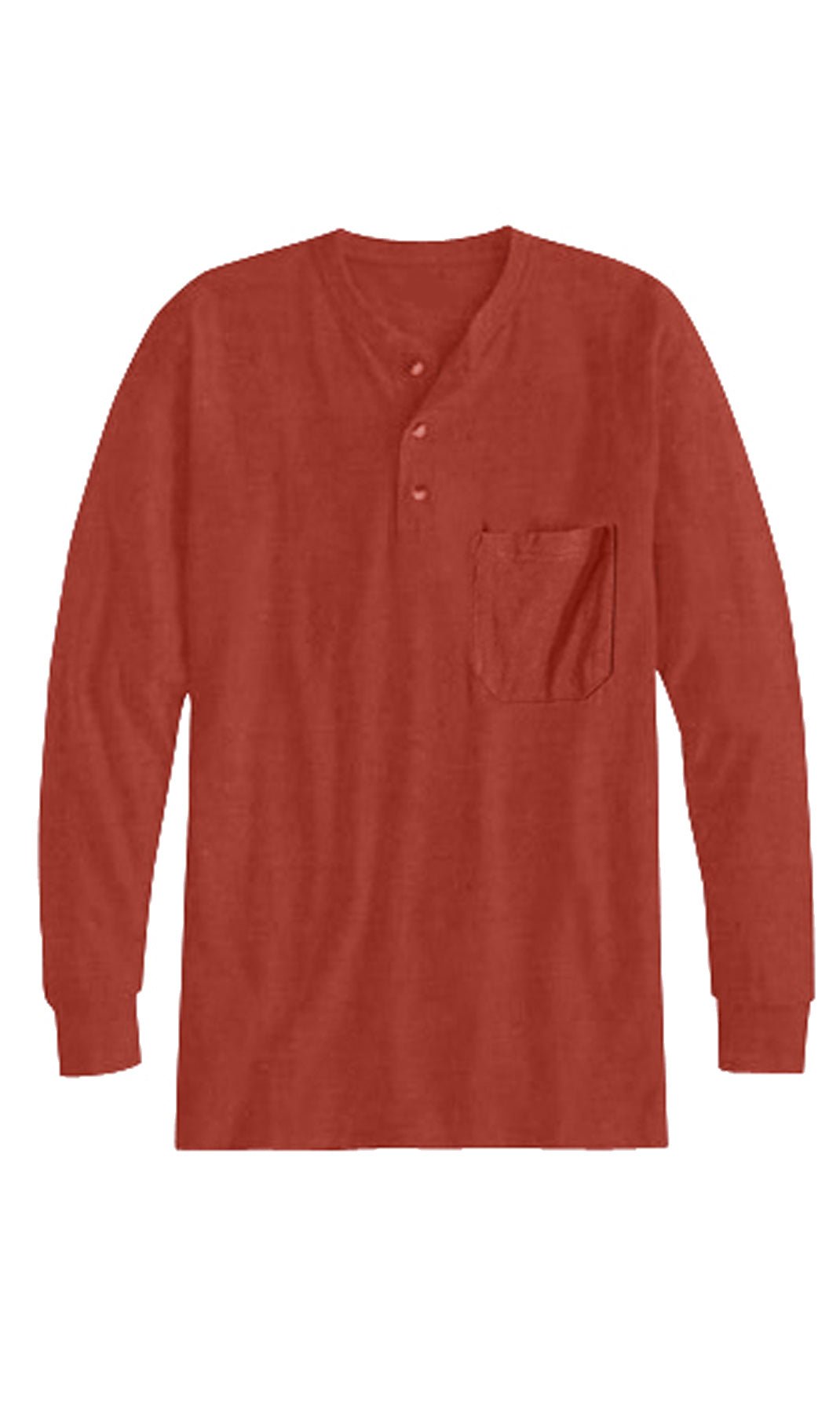 Long Sleeve Henley Pocket Shirt - Pendo Store