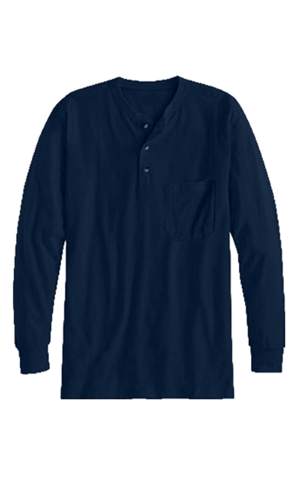 Long Sleeve Henley Pocket Shirt - Pendo Store