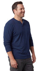 Long Sleeve Henley Pocket Shirt - Pendo Store