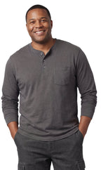 Long Sleeve Henley Pocket Shirt - Pendo Store