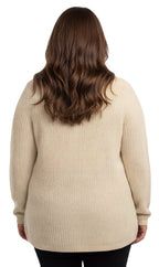 Long Sleeve Shaker Knit Henley Sweater - Pendo Store
