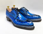 Maurice Dallas Alligator Oxford - Blue - Pendo Store