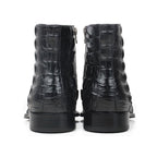 Maurice El Paso Hornback Custom Made Alligator Boot Black - Pendo Store