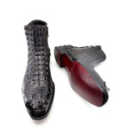 Maurice El Paso Hornback Custom Made Alligator Boot Black - Pendo Store