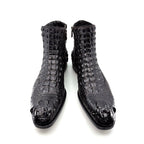 Maurice El Paso Hornback Custom Made Alligator Boot Black - Pendo Store
