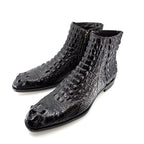 Maurice El Paso Hornback Custom Made Alligator Boot Black - Pendo Store