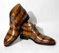 Maurice Louisville Alligator Lace-Up Boot - Cognac - Pendo Store