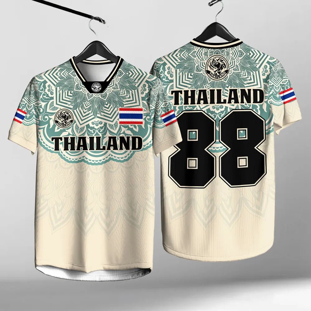 Men And Women Elephant Thailand 3D Printed Round Neck Short Sleeve Summer Street T-shirt Men's High Quality Oversized Breathable - Pendo Store