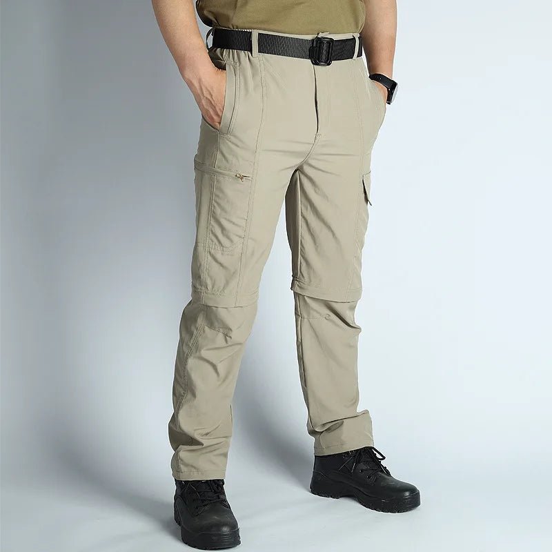 Men’s Hiking Pants: Convertible, Lightweight, Waterproof, Quick Dry, Outdoor, Fishing, Travel, Safari, Camping, Detachable. - Pendo Store