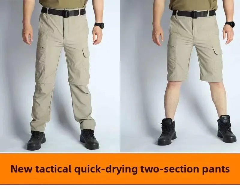 Men’s Hiking Pants: Convertible, Lightweight, Waterproof, Quick Dry, Outdoor, Fishing, Travel, Safari, Camping, Detachable. - Pendo Store