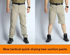 Men’s Hiking Pants: Convertible, Lightweight, Waterproof, Quick Dry, Outdoor, Fishing, Travel, Safari, Camping, Detachable. - Pendo Store