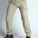 Men’s Hiking Pants: Convertible, Lightweight, Waterproof, Quick Dry, Outdoor, Fishing, Travel, Safari, Camping, Detachable. - Pendo Store
