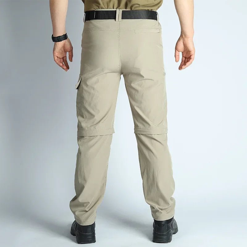 Men’s Hiking Pants: Convertible, Lightweight, Waterproof, Quick Dry, Outdoor, Fishing, Travel, Safari, Camping, Detachable. - Pendo Store