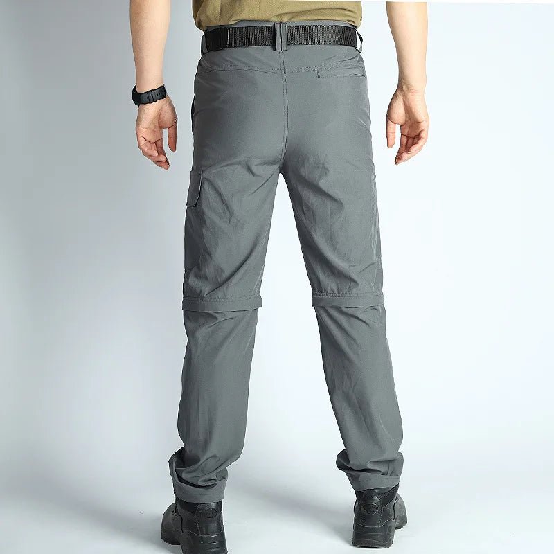 Men’s Hiking Pants: Convertible, Lightweight, Waterproof, Quick Dry, Outdoor, Fishing, Travel, Safari, Camping, Detachable. - Pendo Store