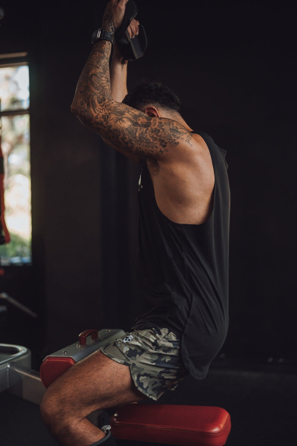 MEN'S | HYBRID SHORT : EVERGREEN CAMO - Pendo Store