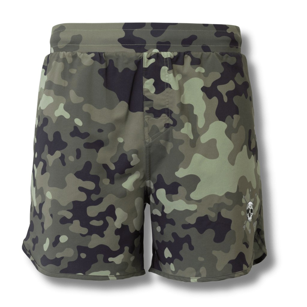 MEN'S | HYBRID SHORT : EVERGREEN CAMO - Pendo Store