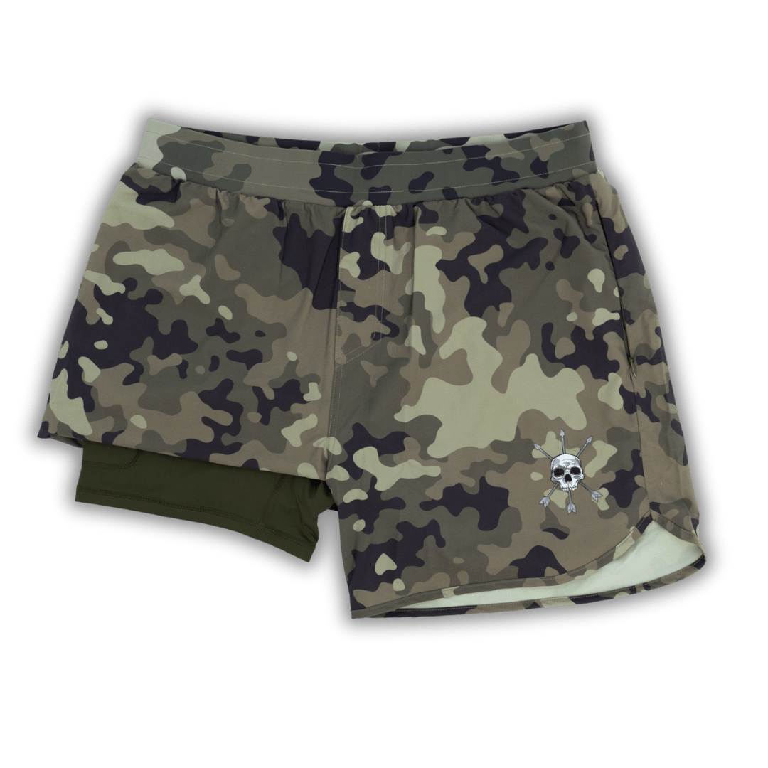 MEN'S | HYBRID SHORT : EVERGREEN CAMO - Pendo Store