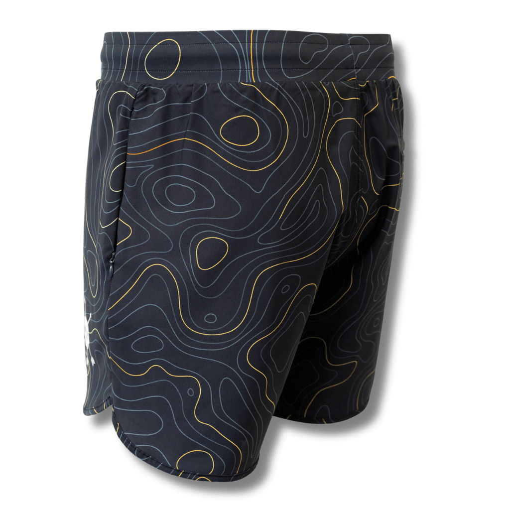 MEN'S | HYBRID SHORT : MIDNIGHT TOPO - Pendo Store