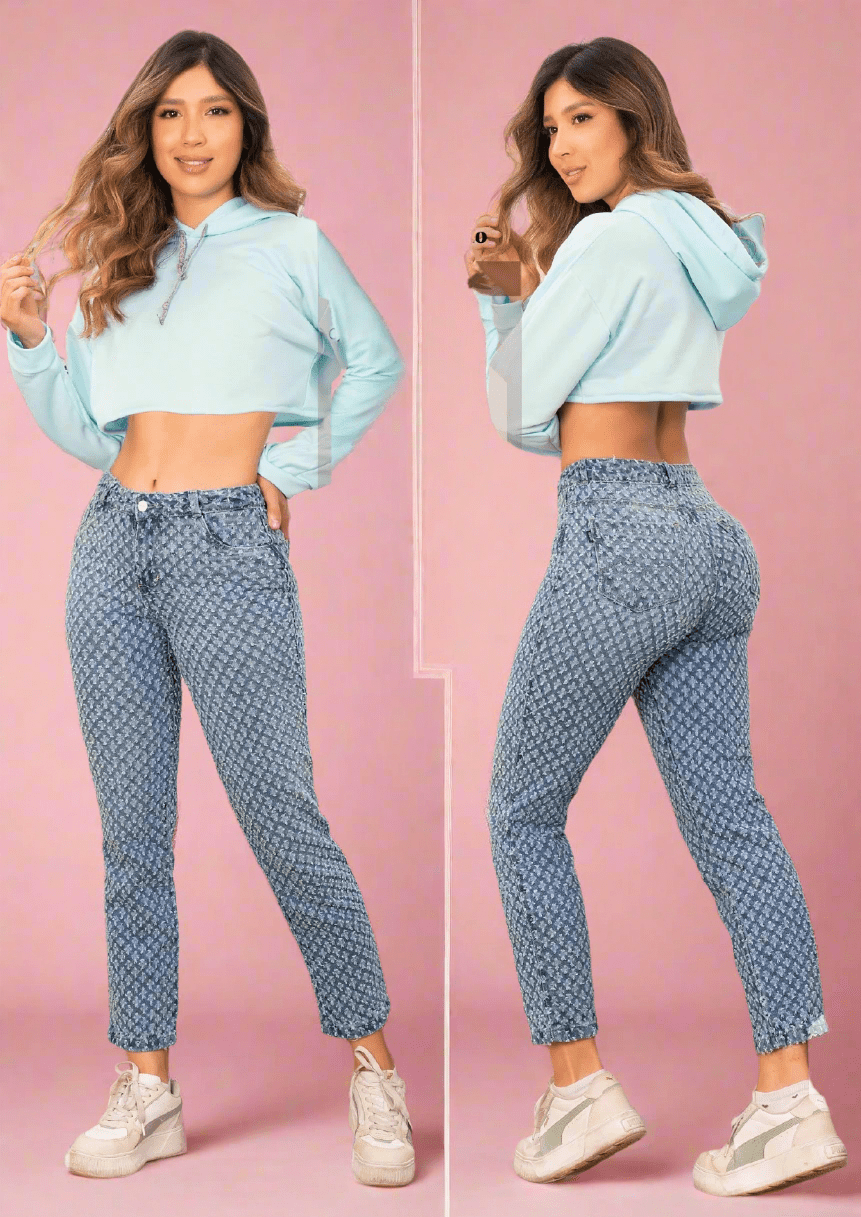 Mid Rise Straight Leg Jeans - Pendo Store