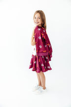 Virginia Tech Maroon Hokie Ruffle Twirl Skort