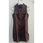 Belted Punk Cargo Mini Dress
