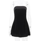 Elegant Velvet Mini Dress