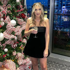 Elegant Velvet Mini Dress