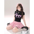 Fairy Kei Ruffle Mini Skirt