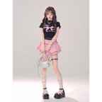 Fairy Kei Ruffle Mini Skirt