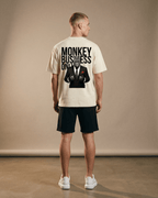 'Monkey Business Only' Oversized Graphic Tee - Pendo Store