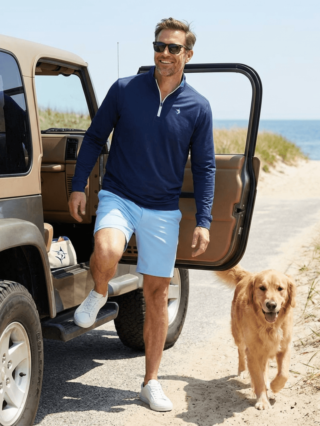 Navy Performance Quarter Zip - Pendo Store